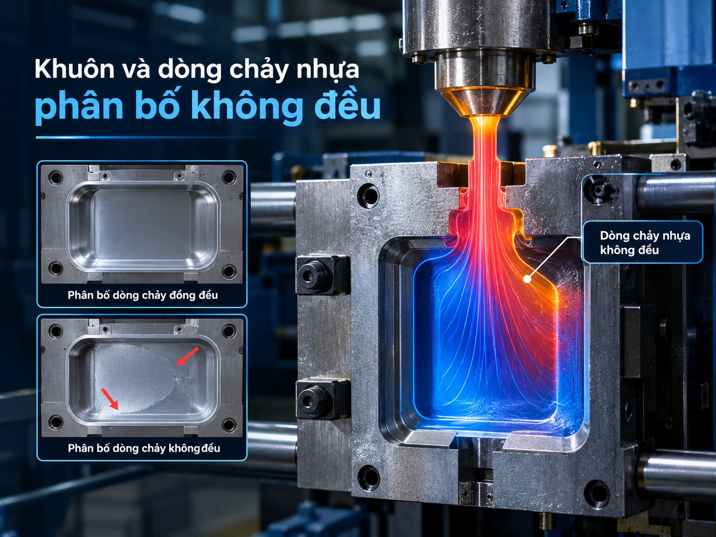 Khi cùng một hạt màu nhưng màu ra khác nhau
