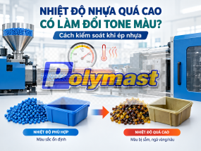 Nhiệt độ nhựa quá cao có làm đổi tone màu không? Cách kiểm soát khi ép nhựa
